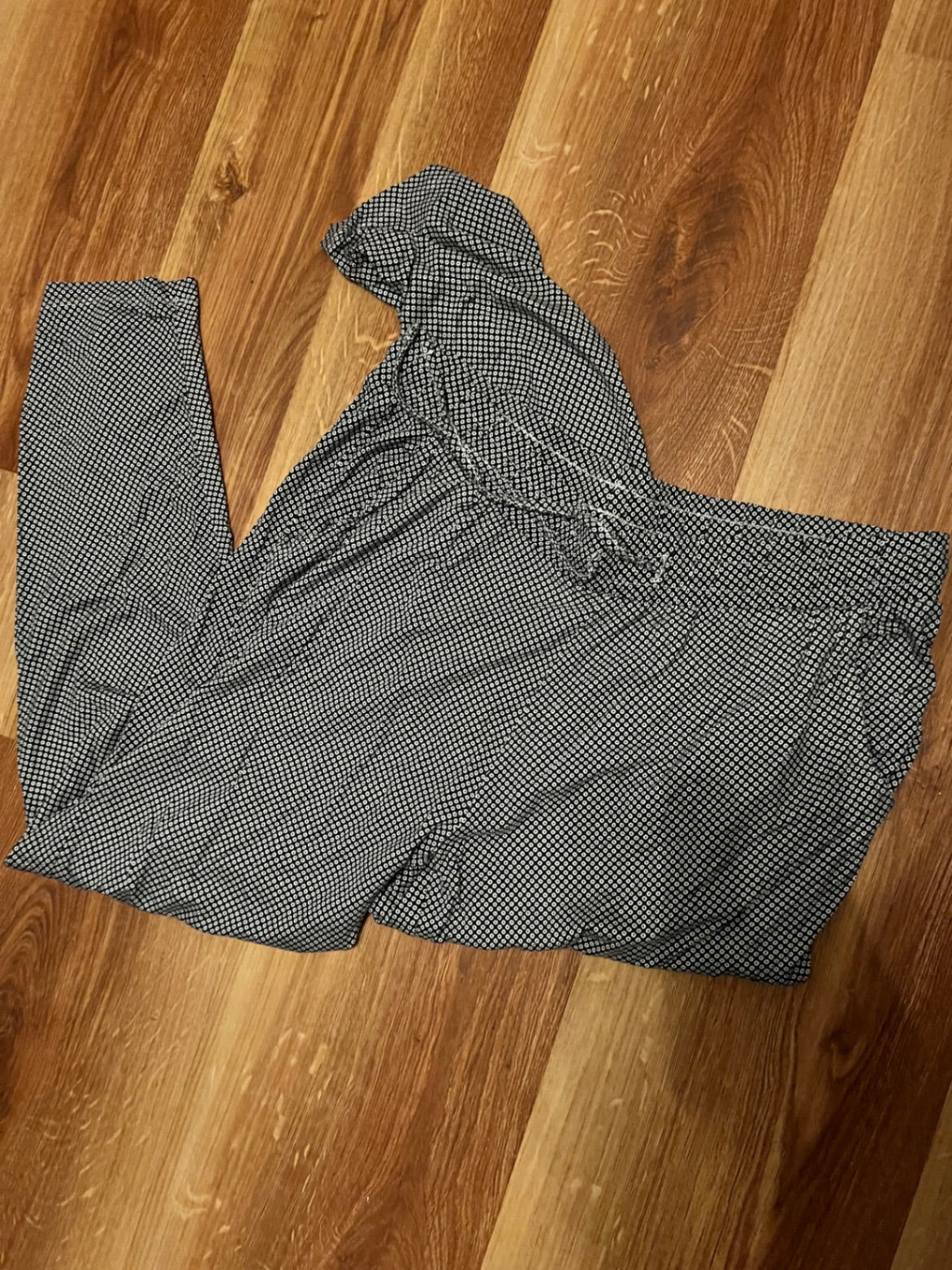 Hema Hose Schwarz und Weiß Größe: L