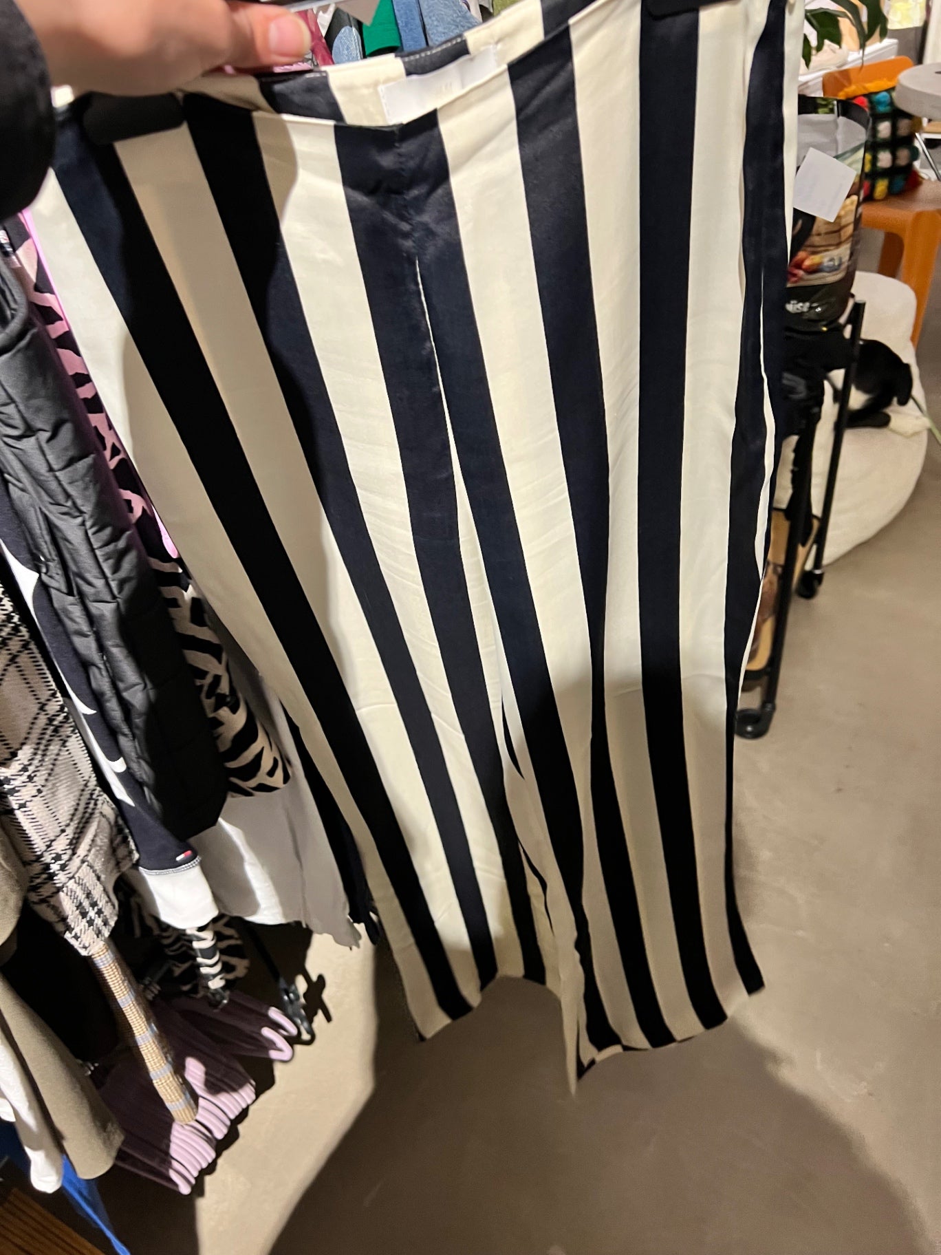 H&M Hose Schwarz und Weiß Größe: 34