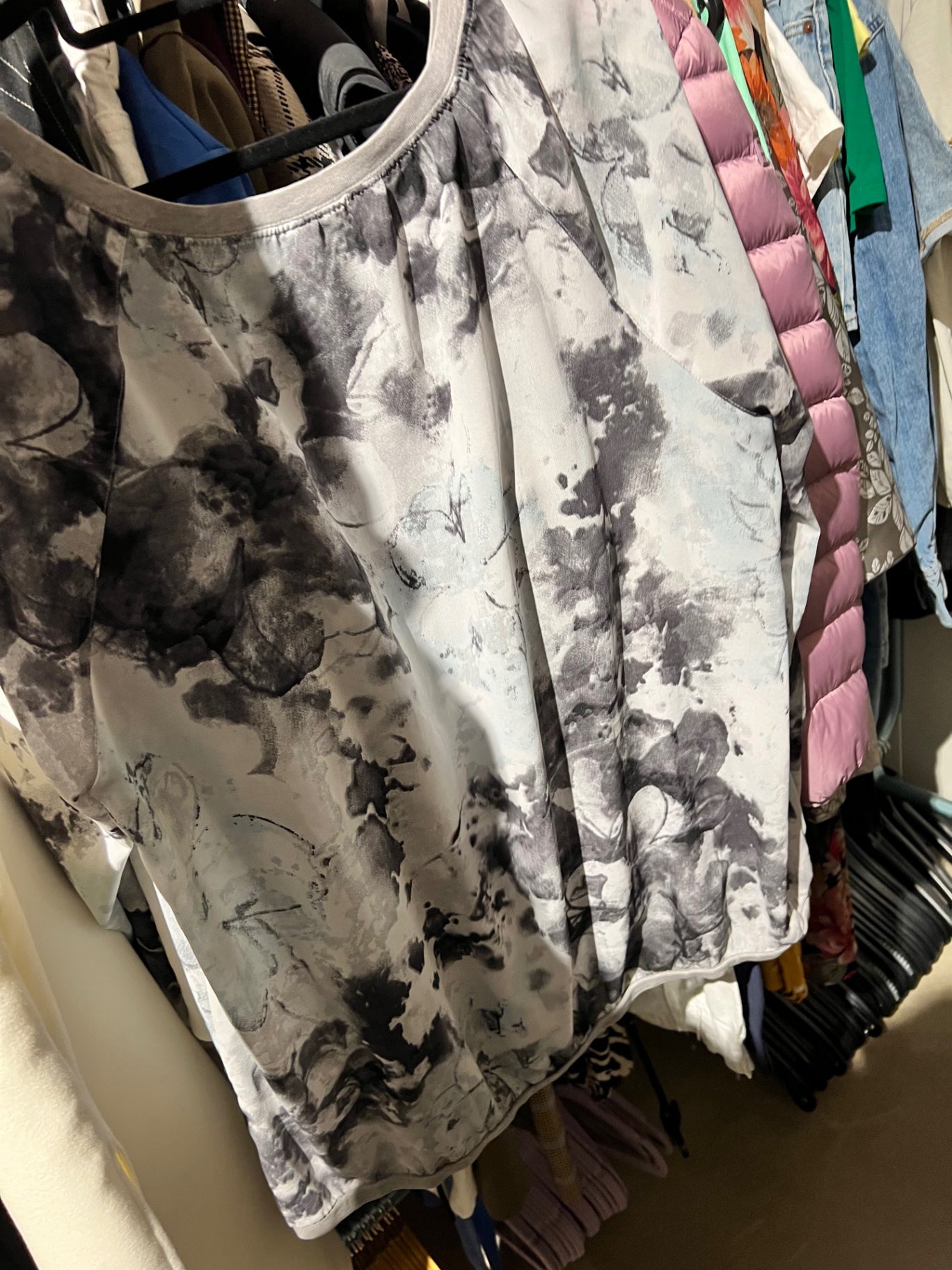 Bluse Schwarz und Weiß Größe: 3XL