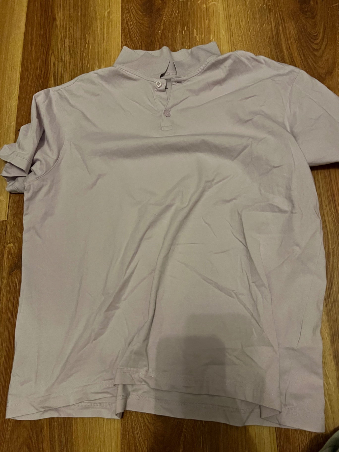 H&M Poloshirt Lila Größe: L