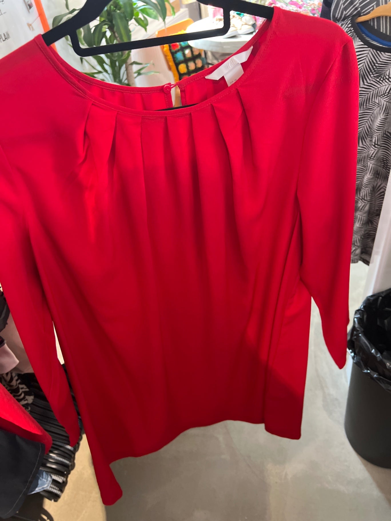 H&M Kleid Rot Größe: 48