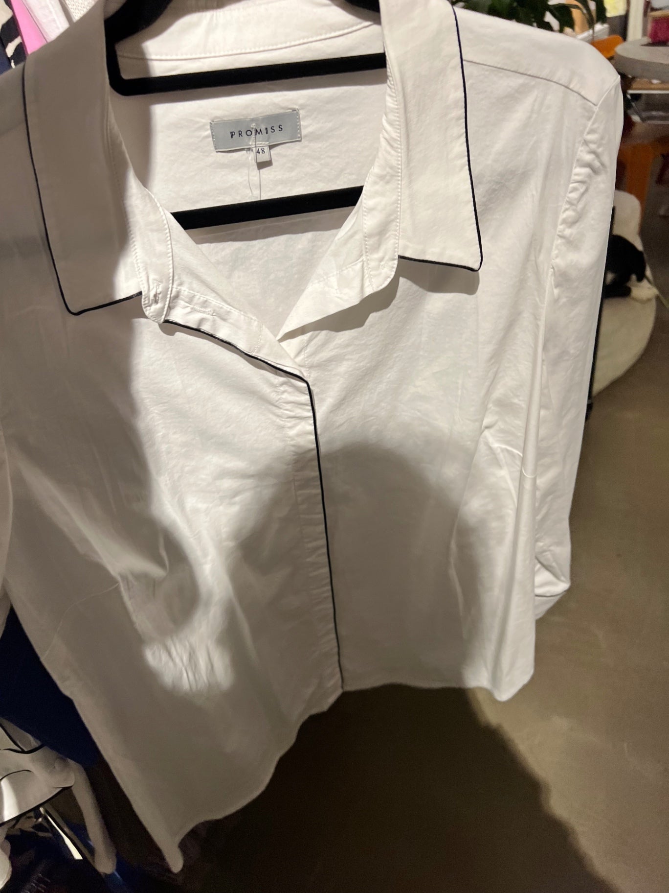 PROMISS Bluse Weiß Größe: 48