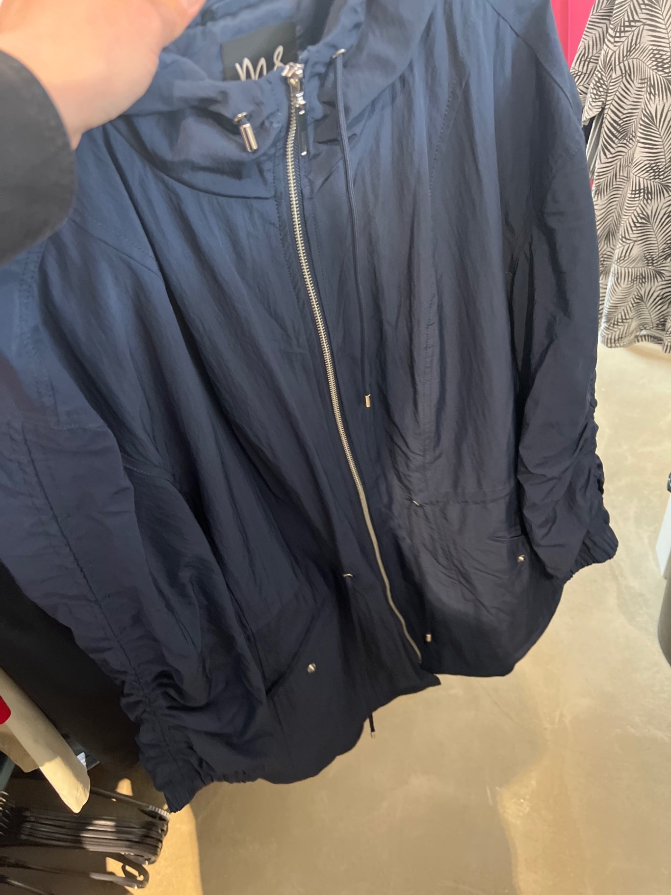 MS Mode Jacke Blau Größe: 46