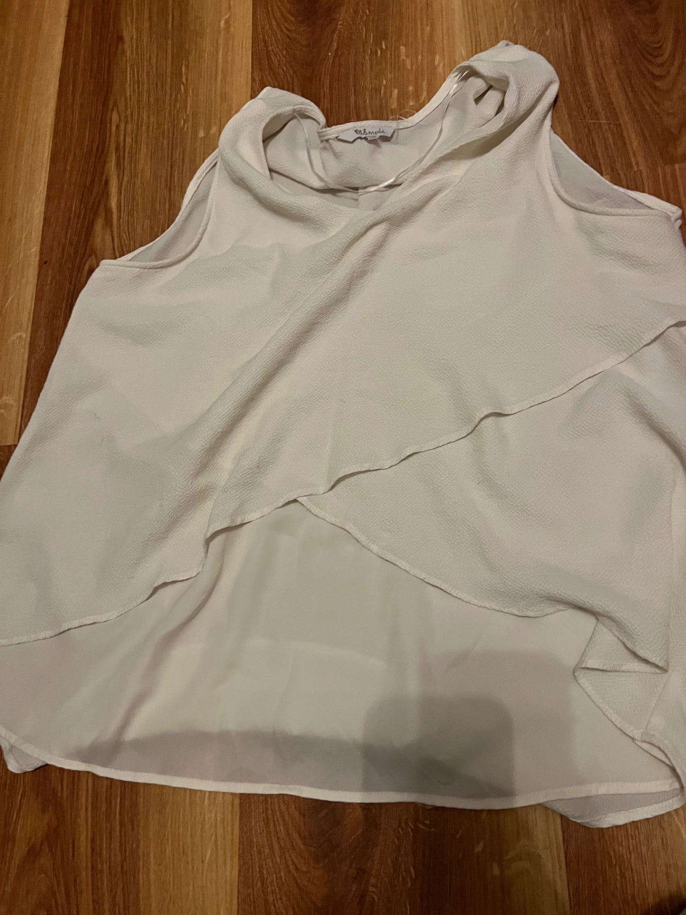 MS Mode Top Weiß Größe: 48