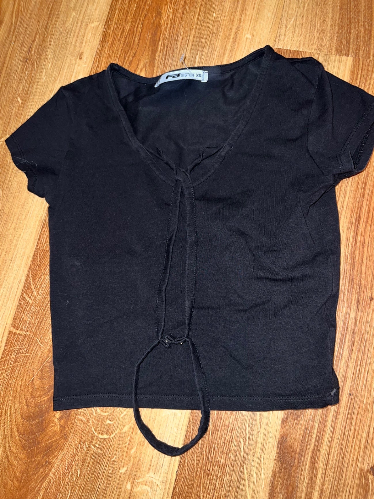 FBSISTER T-Shirt Schwarz Größe: XS