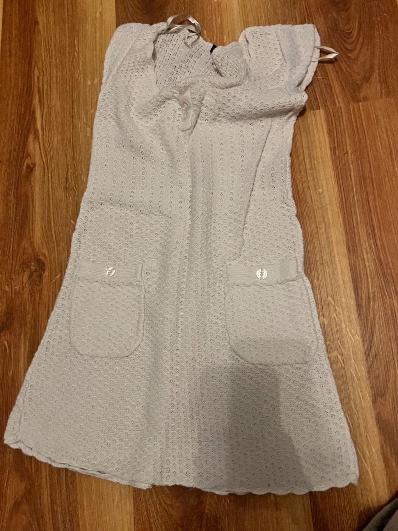 H&M Kleid Weiß Größe: S