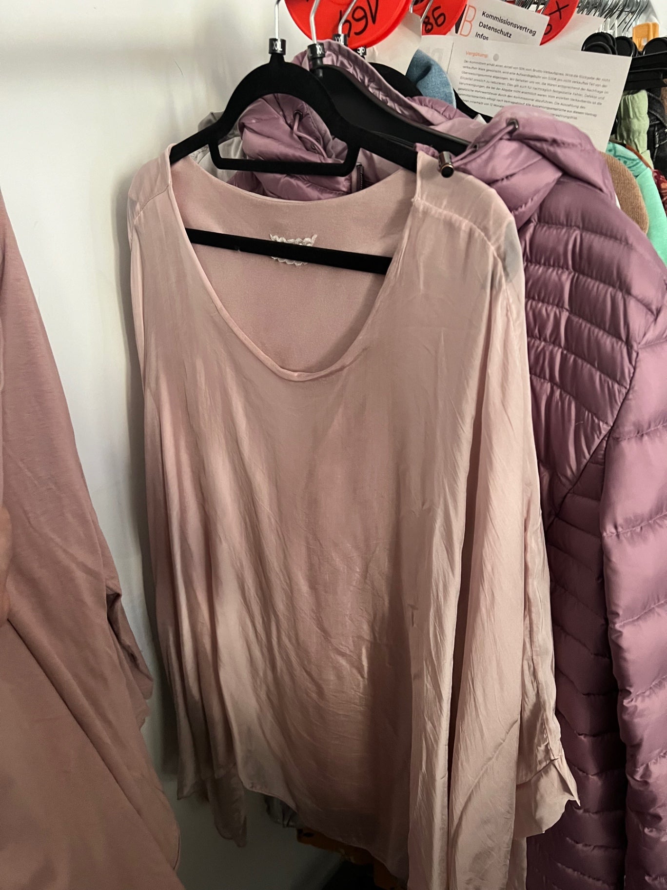 Bluse Rosa Größe: XXL
