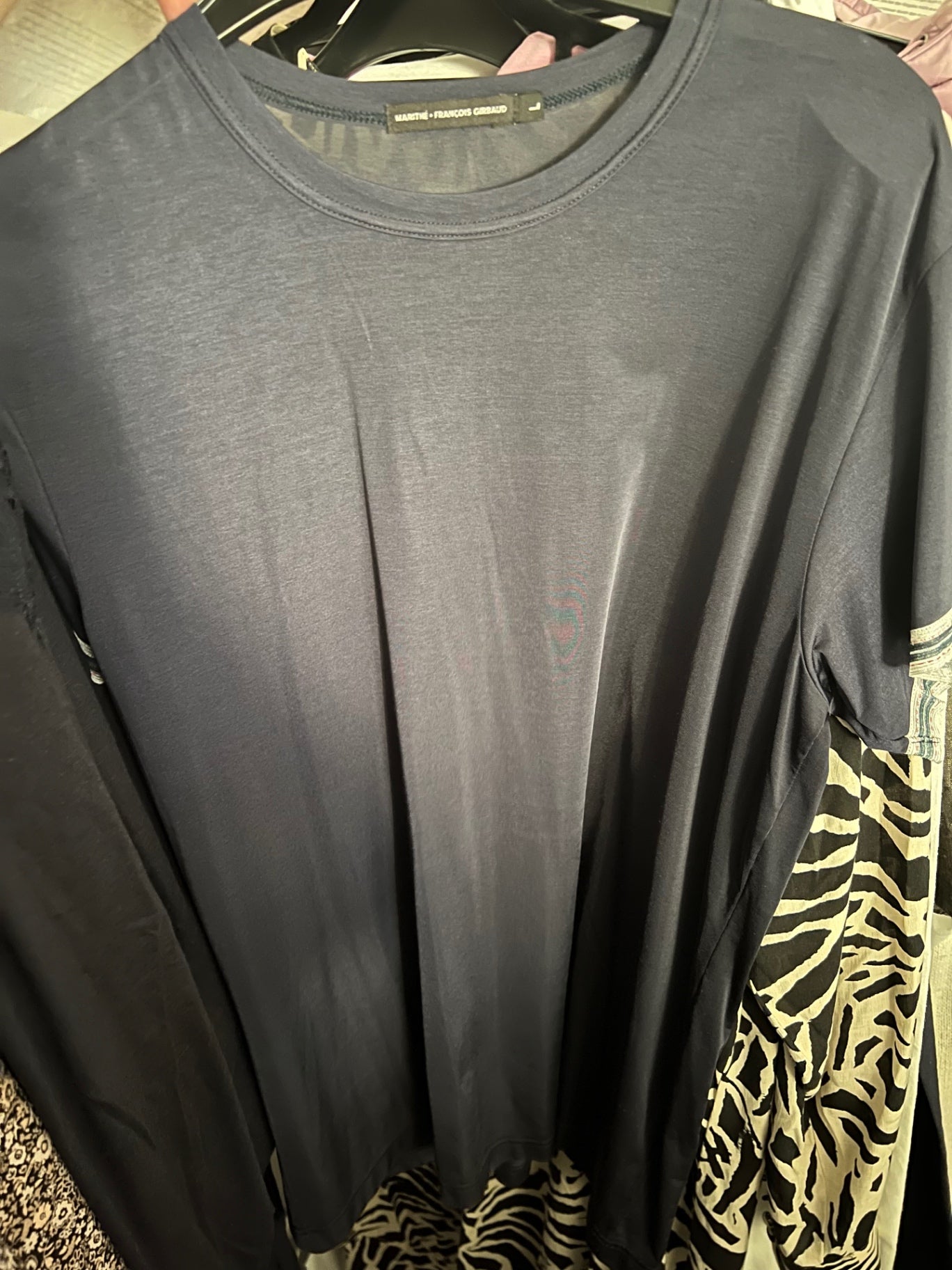 François Girbaud T-Shirt Blau Größe: L
