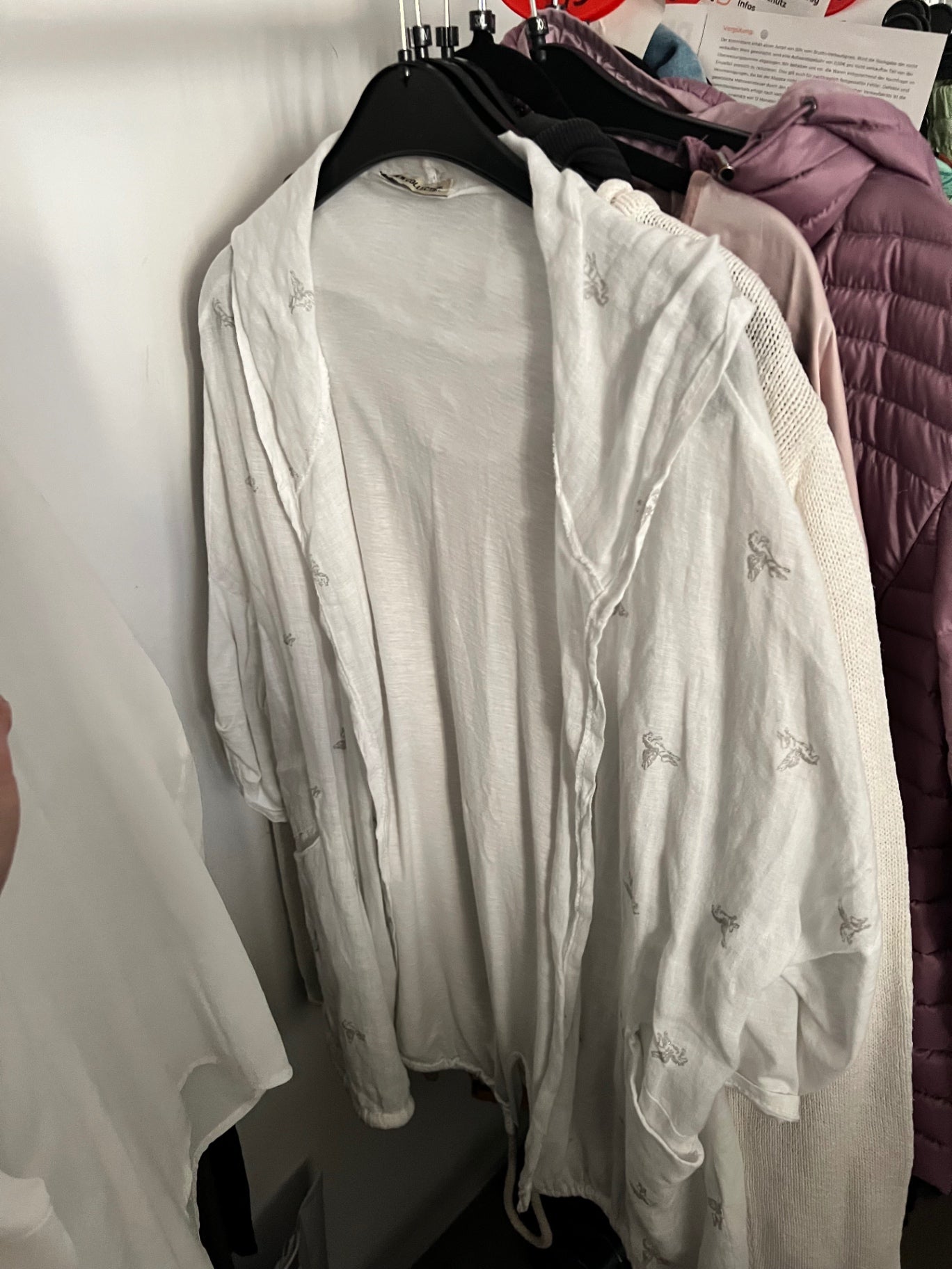 New Collection Hemdjacke Weiß Größe: L