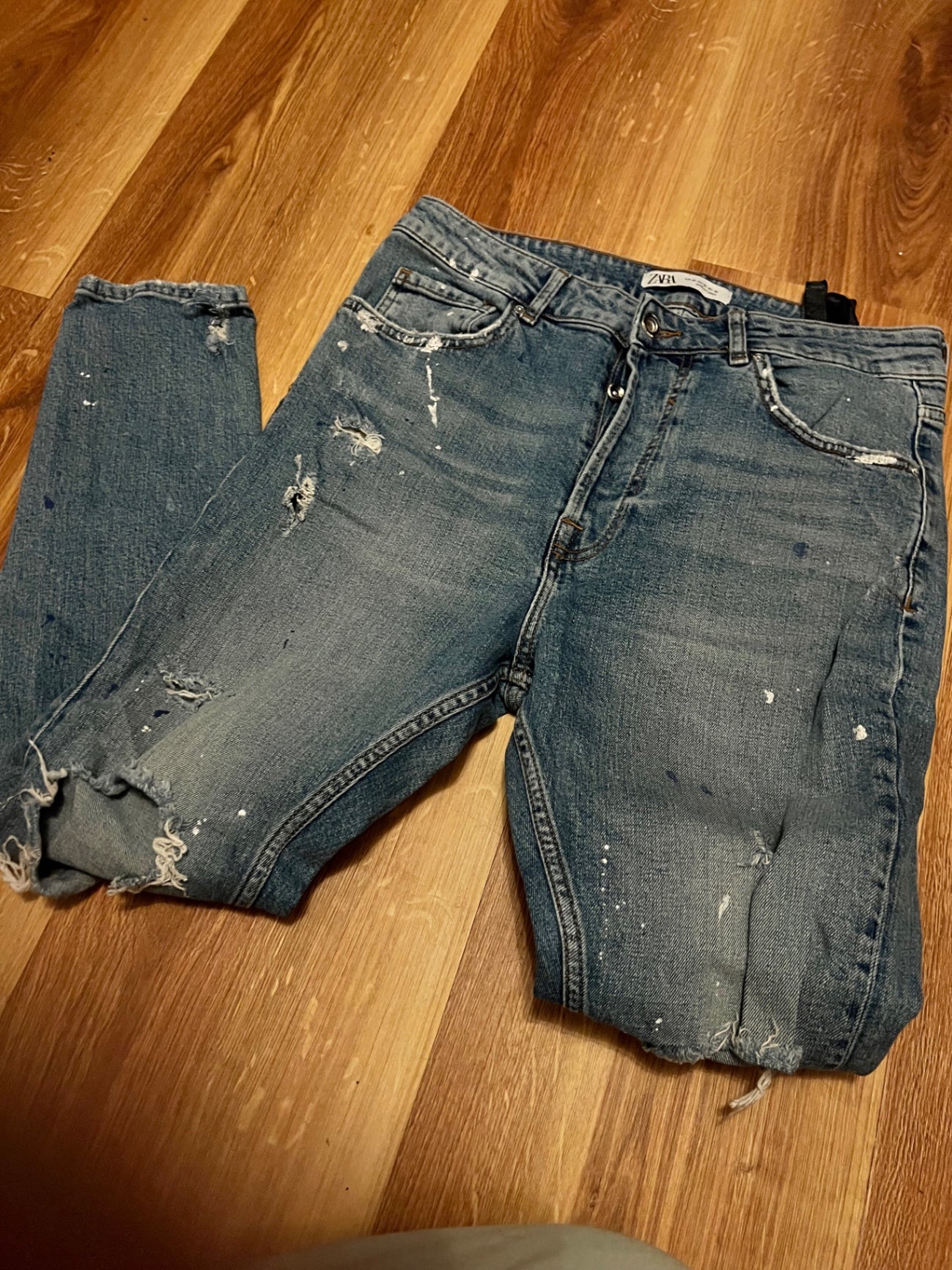 Zara Jeans Blau Größe: 42