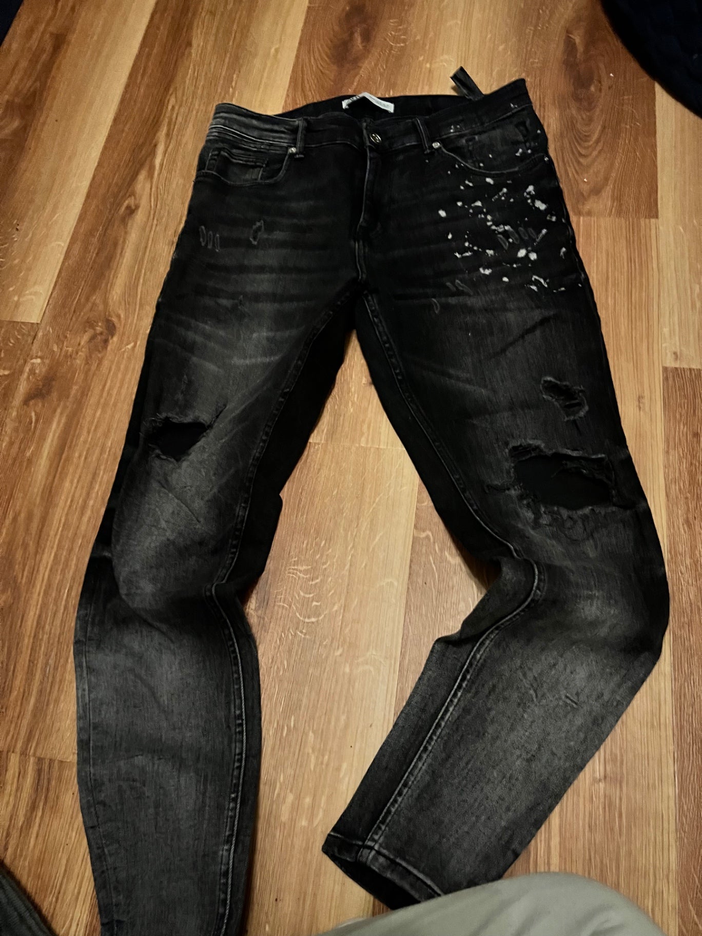 Zara Jeans Schwarz Größe: 42