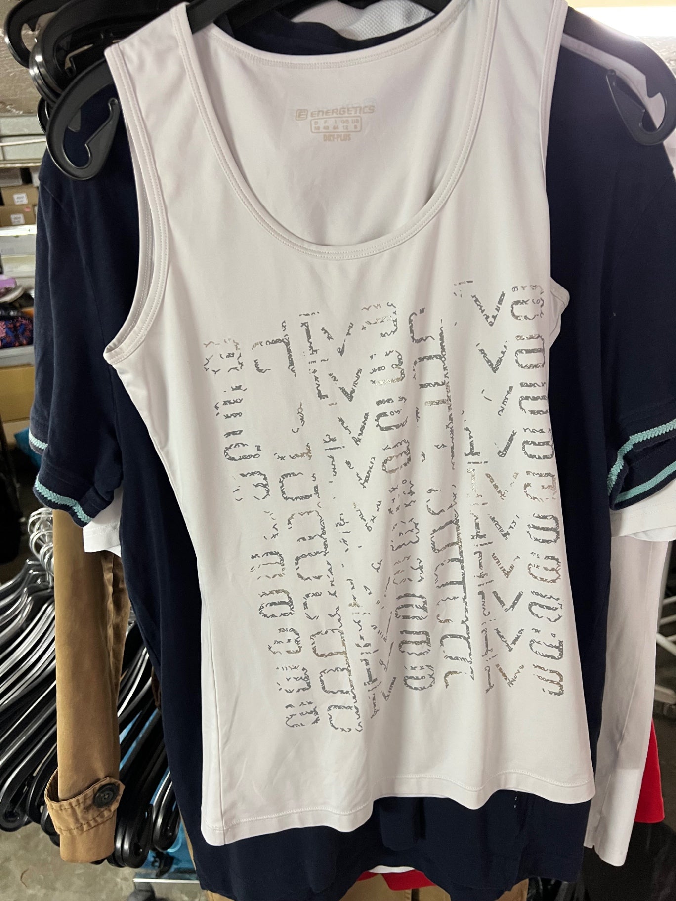 Energetics Tanktop Weiß Größe: M