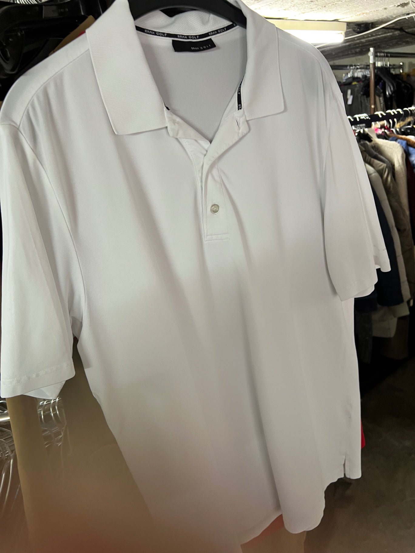 Brax Golf Poloshirt Weiß Größe: XXL