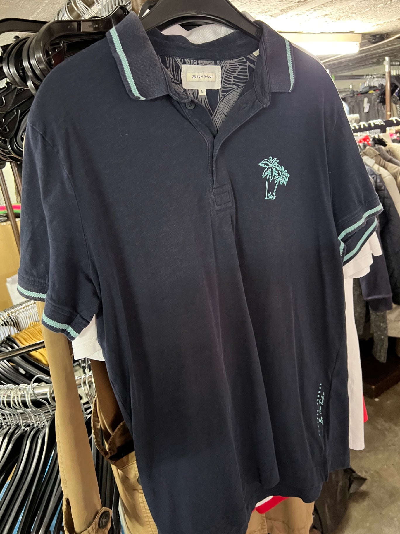 Tom Tailor Poloshirt Dunkelblau Größe: L