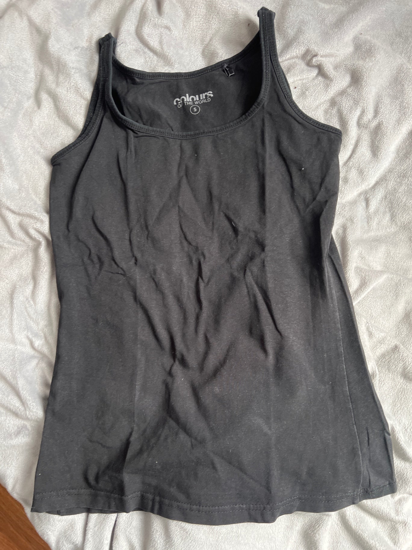 Tanktop Schwarz Größe: S