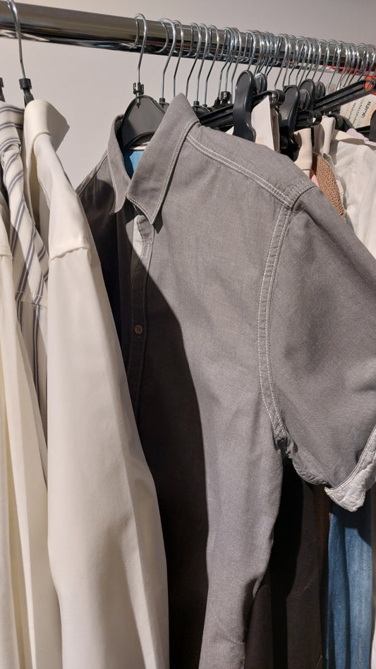 Tom Tailor Hemd Grau Größe: L