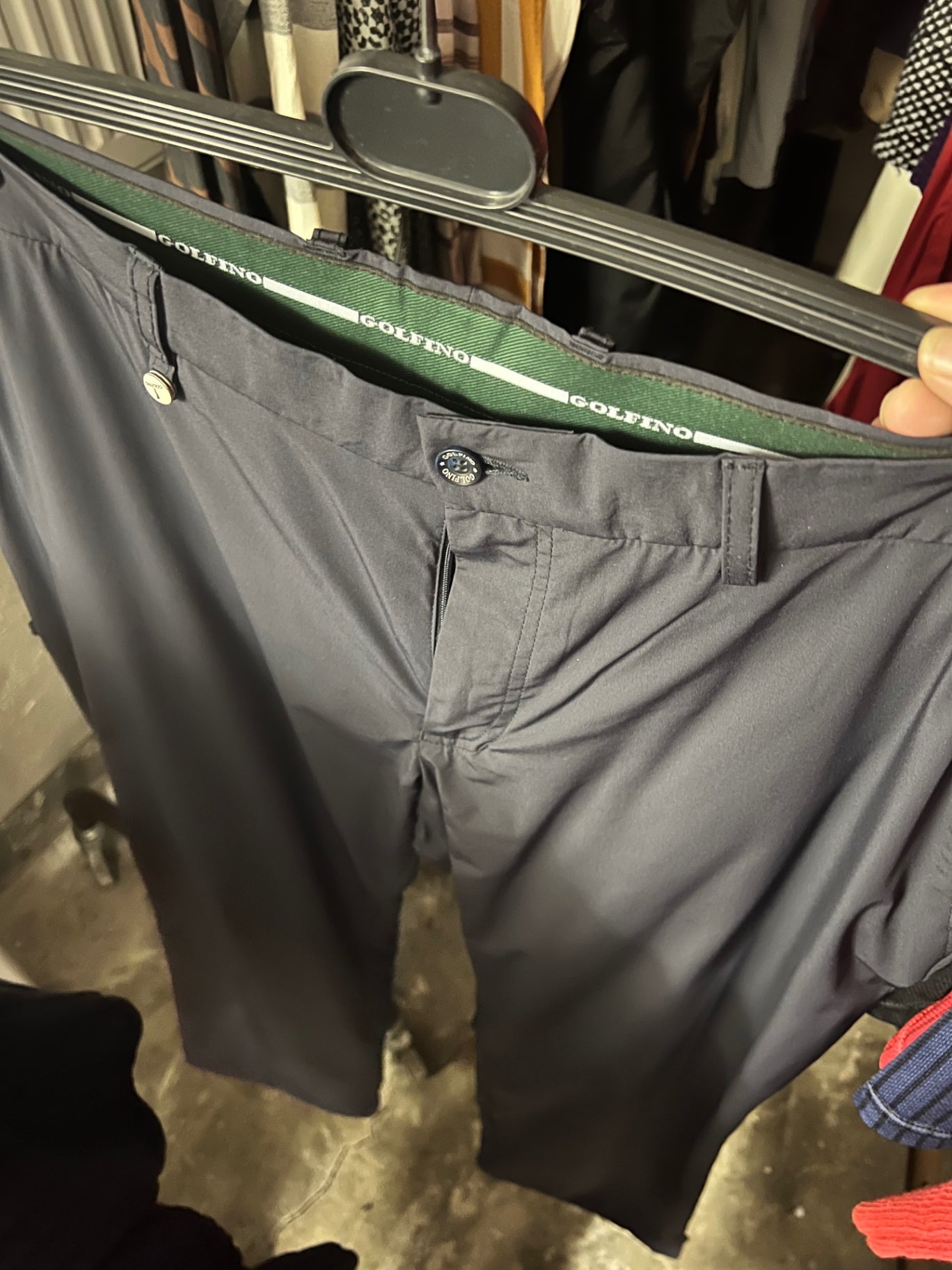 GOLFINO Hose Grau Größe: 36/33