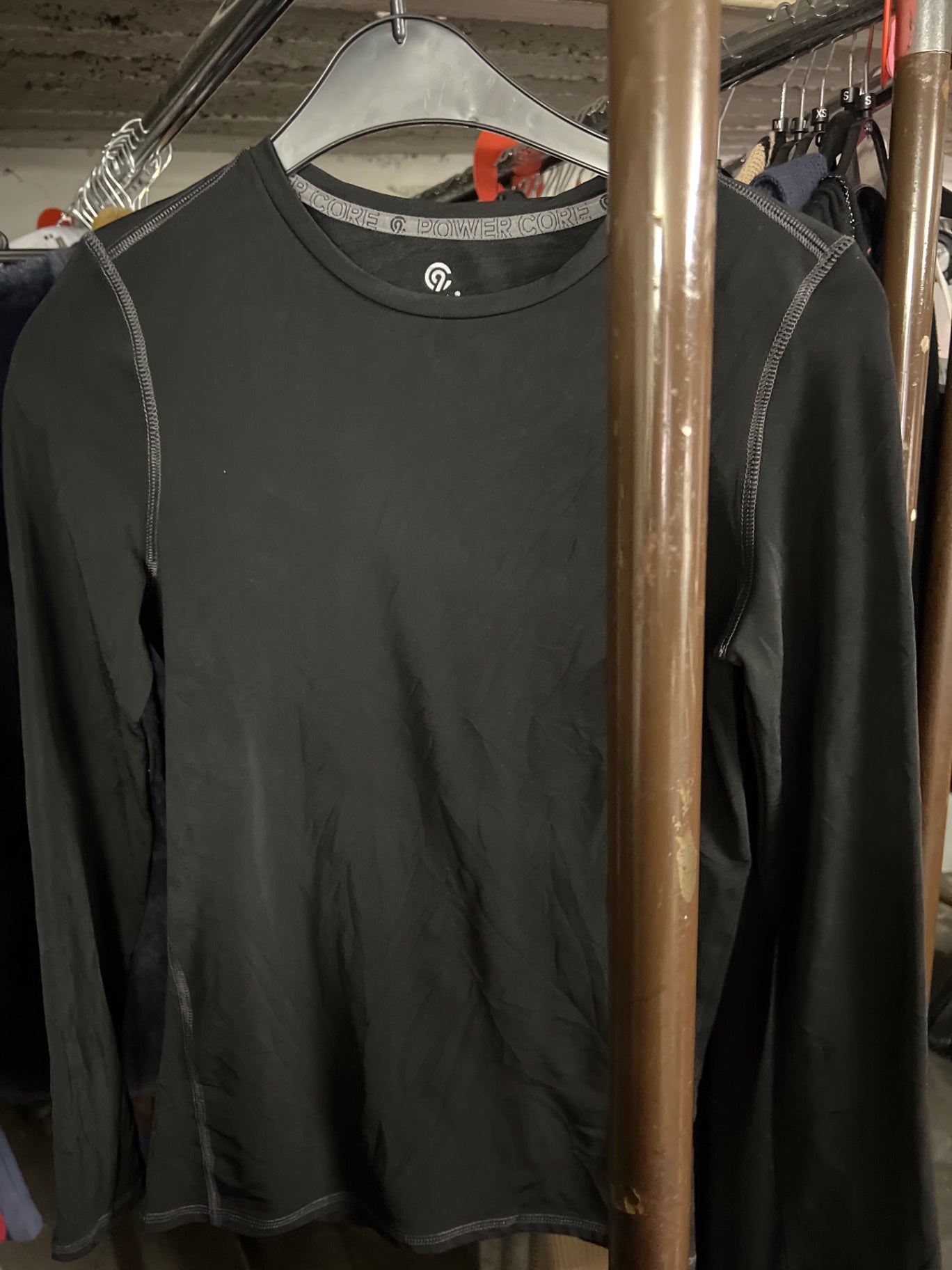 Champion Langarmshirt Schwarz Größe: S