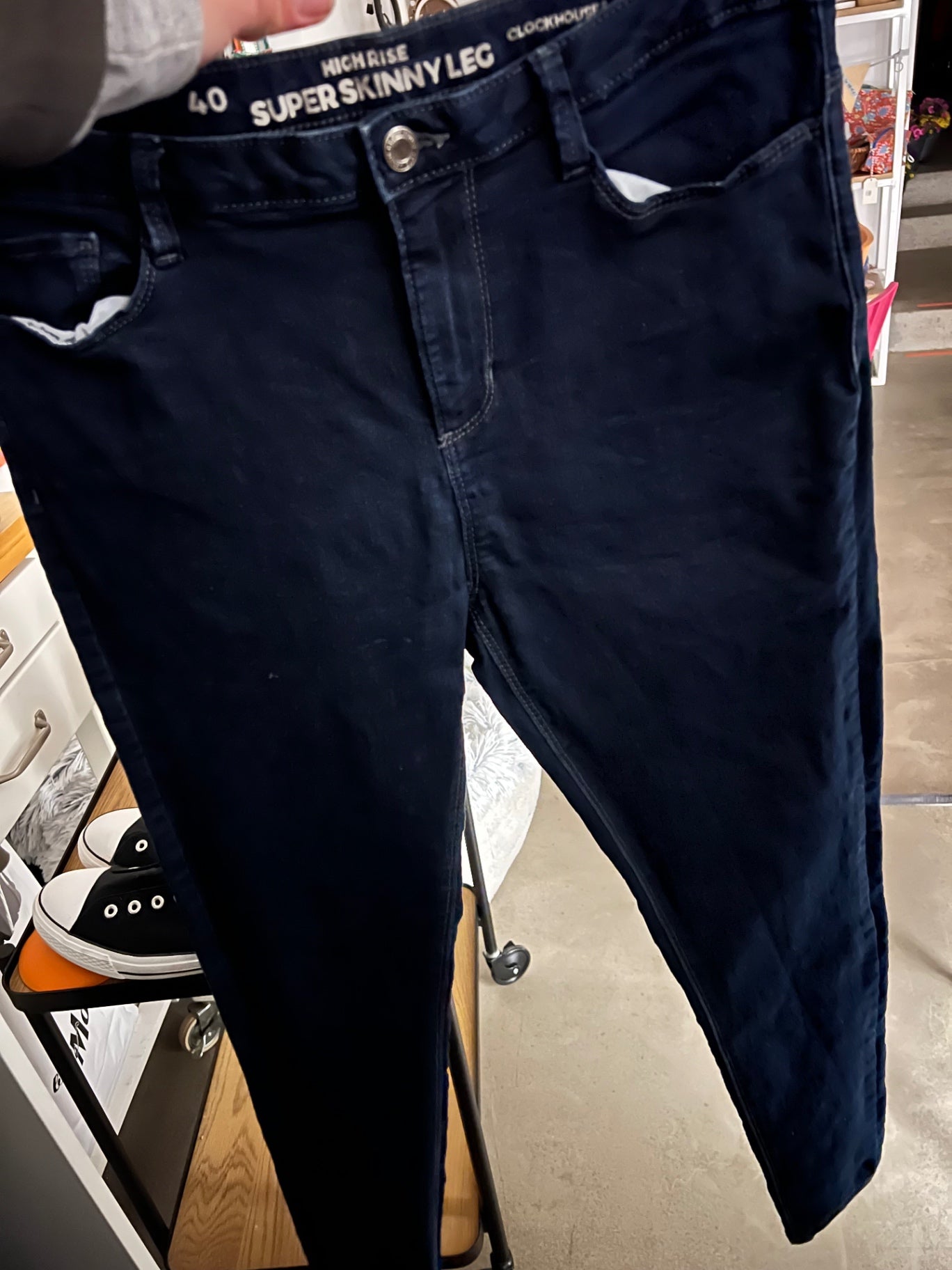 Jeans Dunkelblau Größe: M