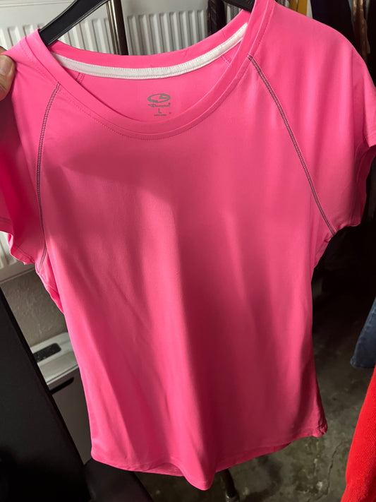 Champion T-Shirt Pink Größe: L