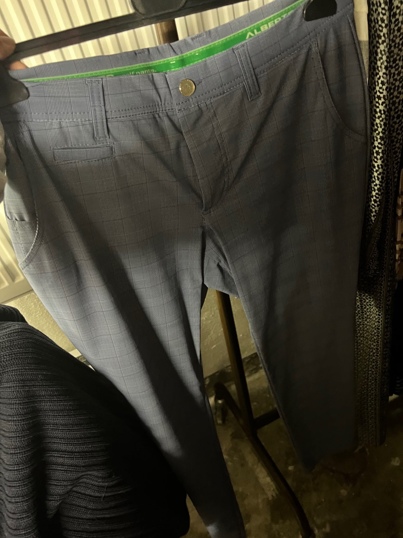 Alberto Golf Hose Grau Größe: 34