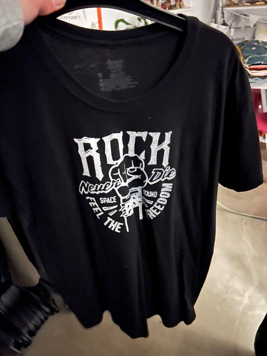 T-Shirt Schwarz Größe: L