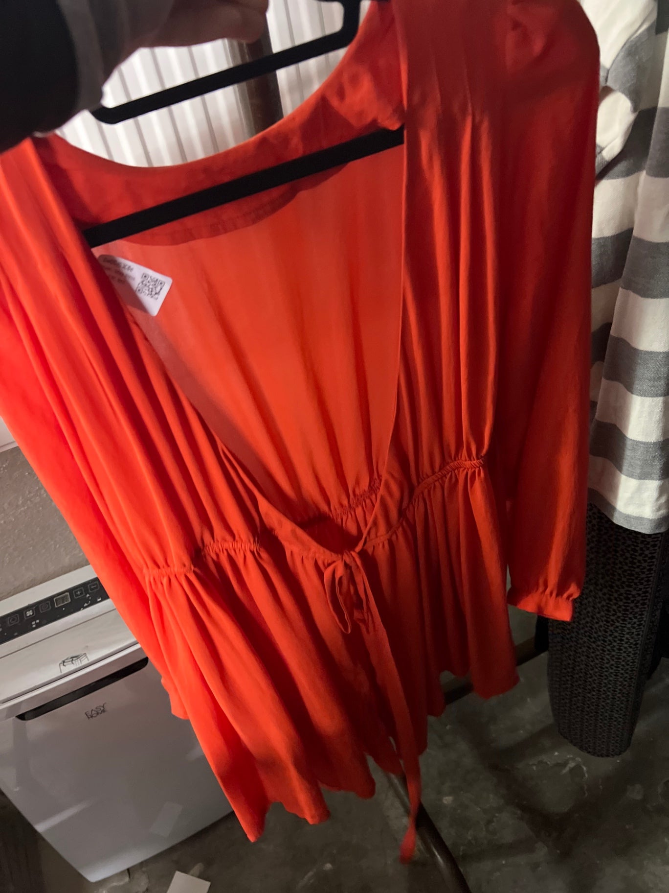 Monki Wickelkleid Rot Größe: M