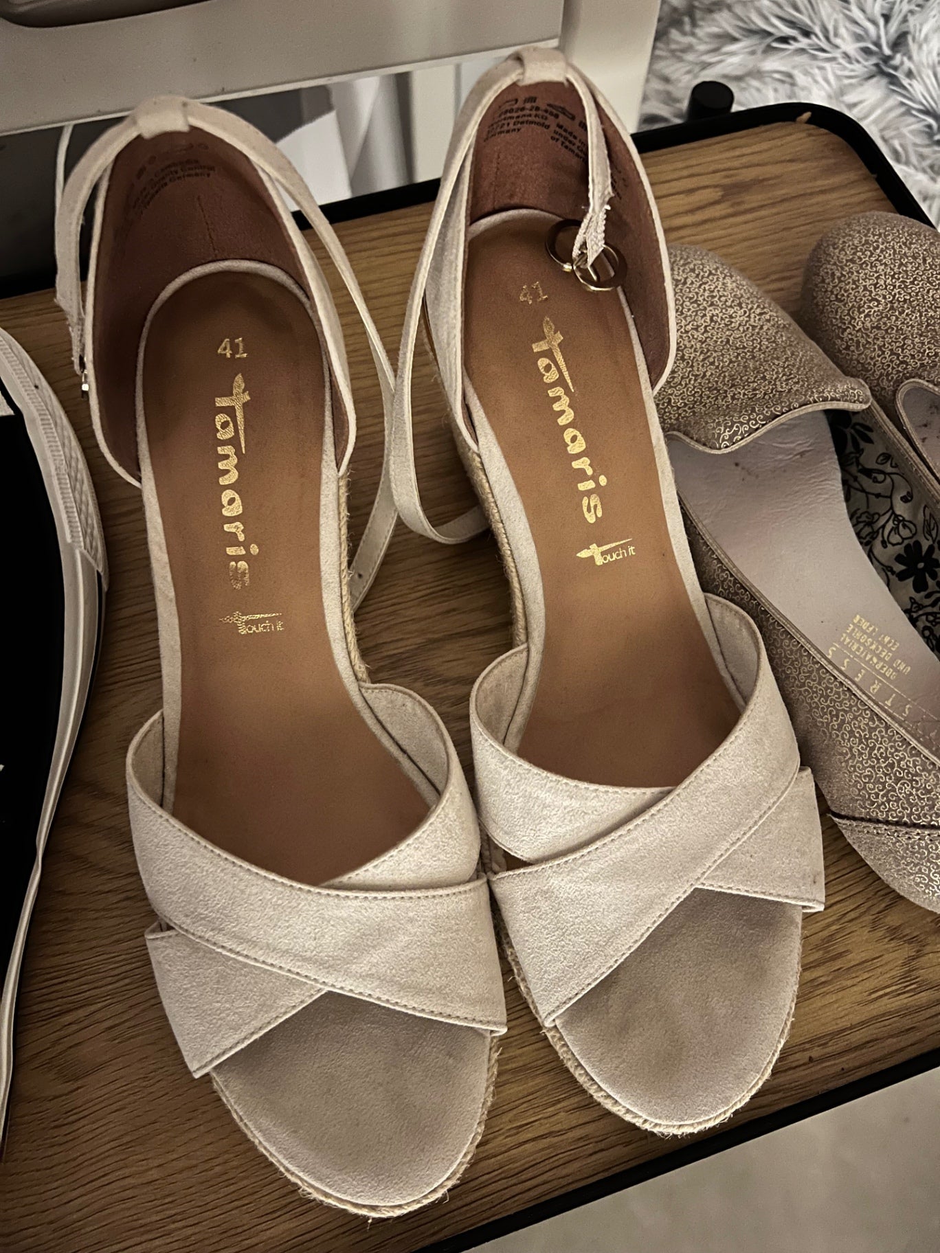 Tamaris High Heels Beige Größe: 41