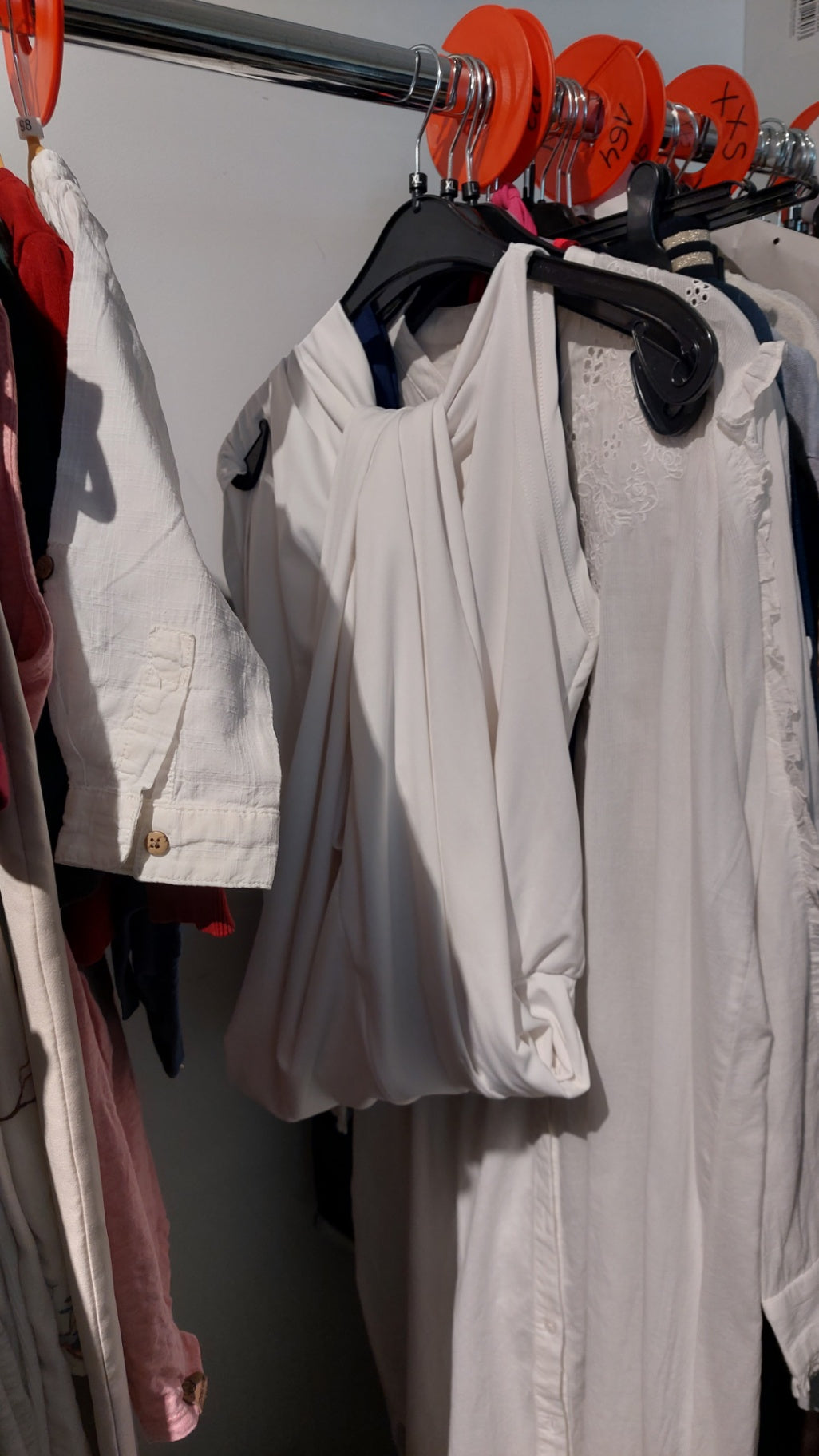 Jumpsuit Weiß Größe: XL