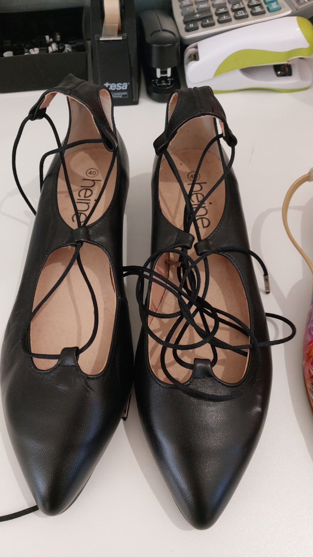 heine Schuhe Schwarz Größe: 41