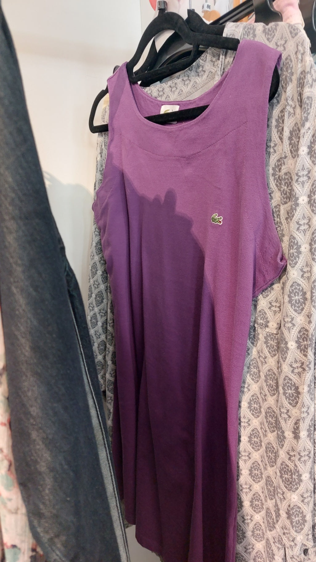 Lacoste Ärmelloses Top Lila Größe: L