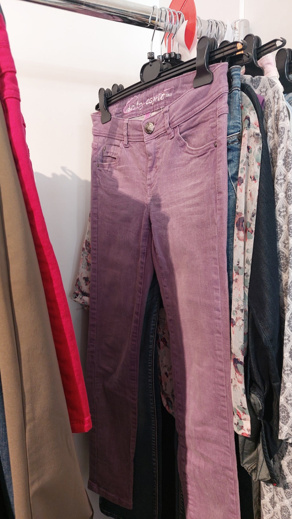 CECIL Jeans Lila Größe: 28