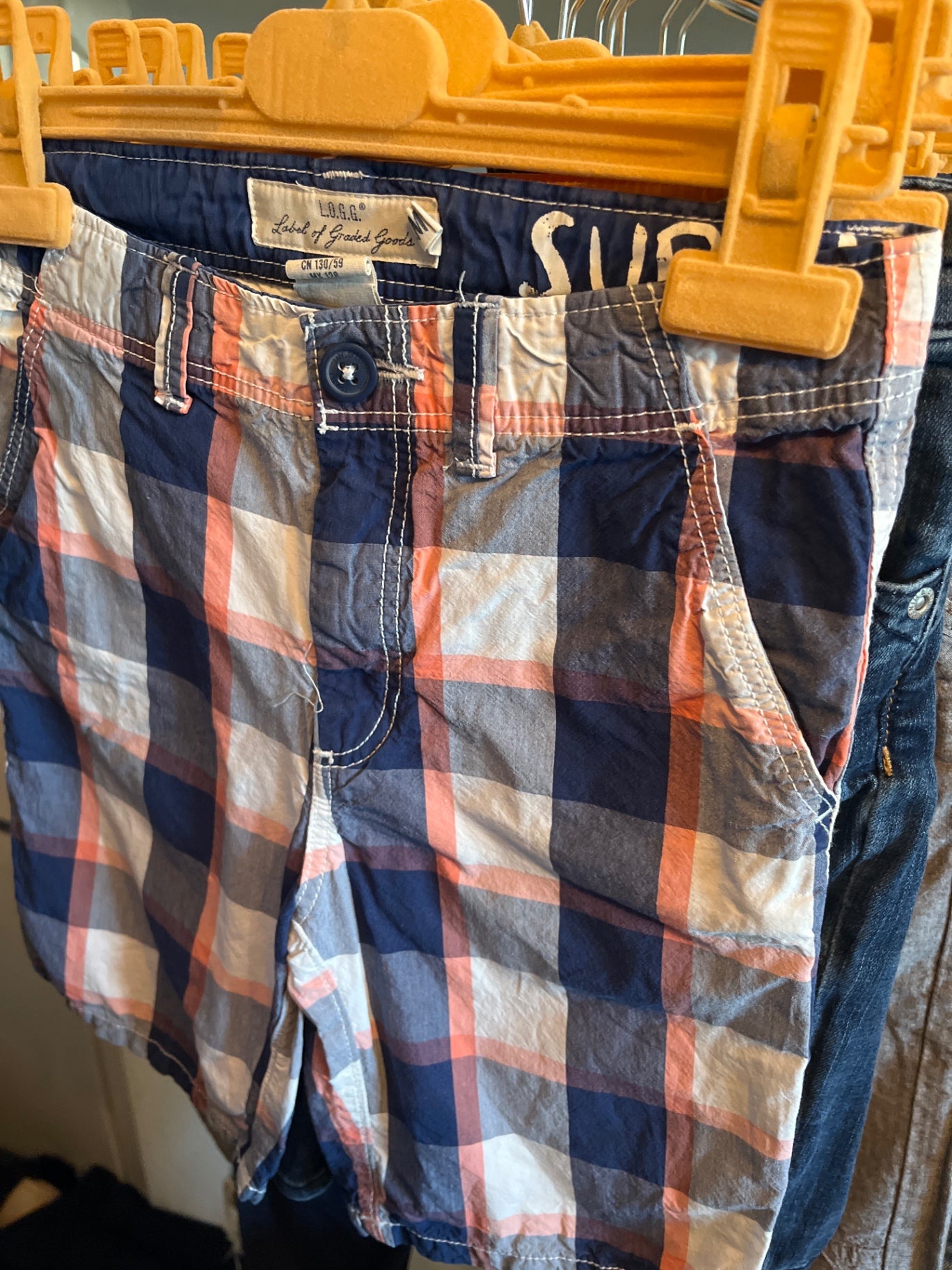 Unbekannt Shorts Bunt, kariert Größe: 128