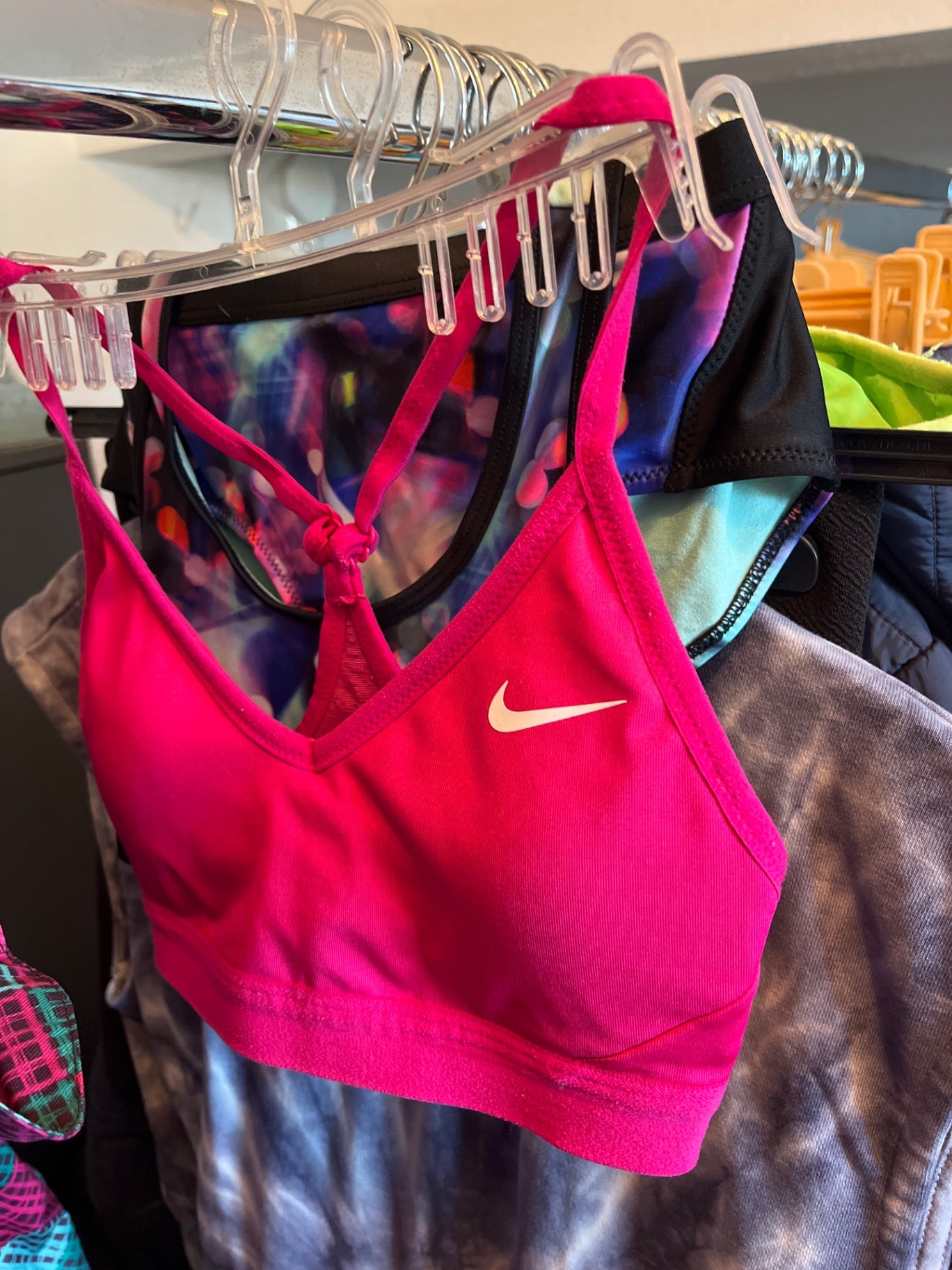 Nike Sport-Bh Pink Größe: XS