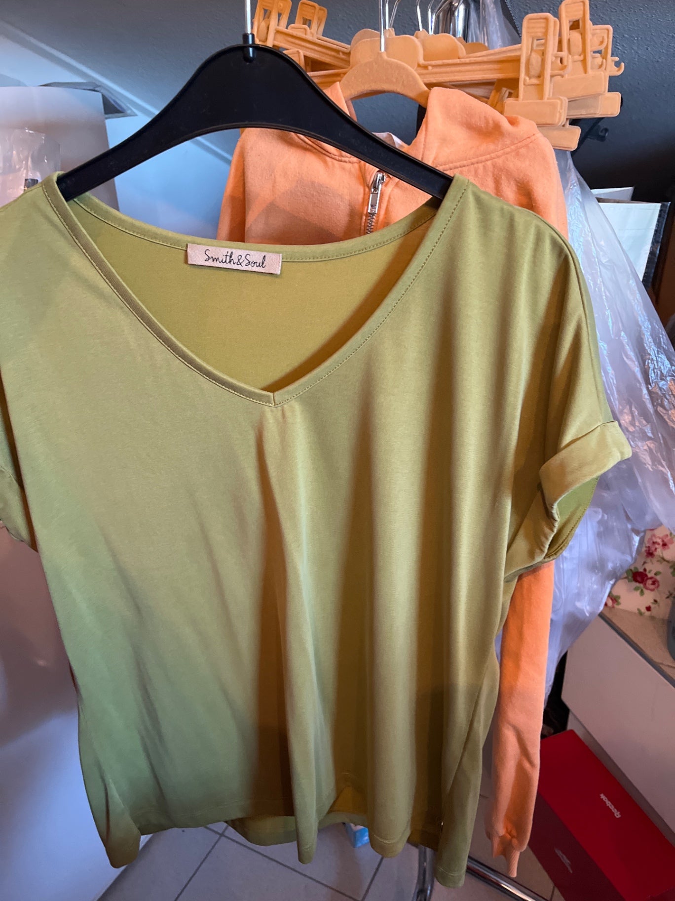Smith & Soul T-Shirt Geün Größe: S