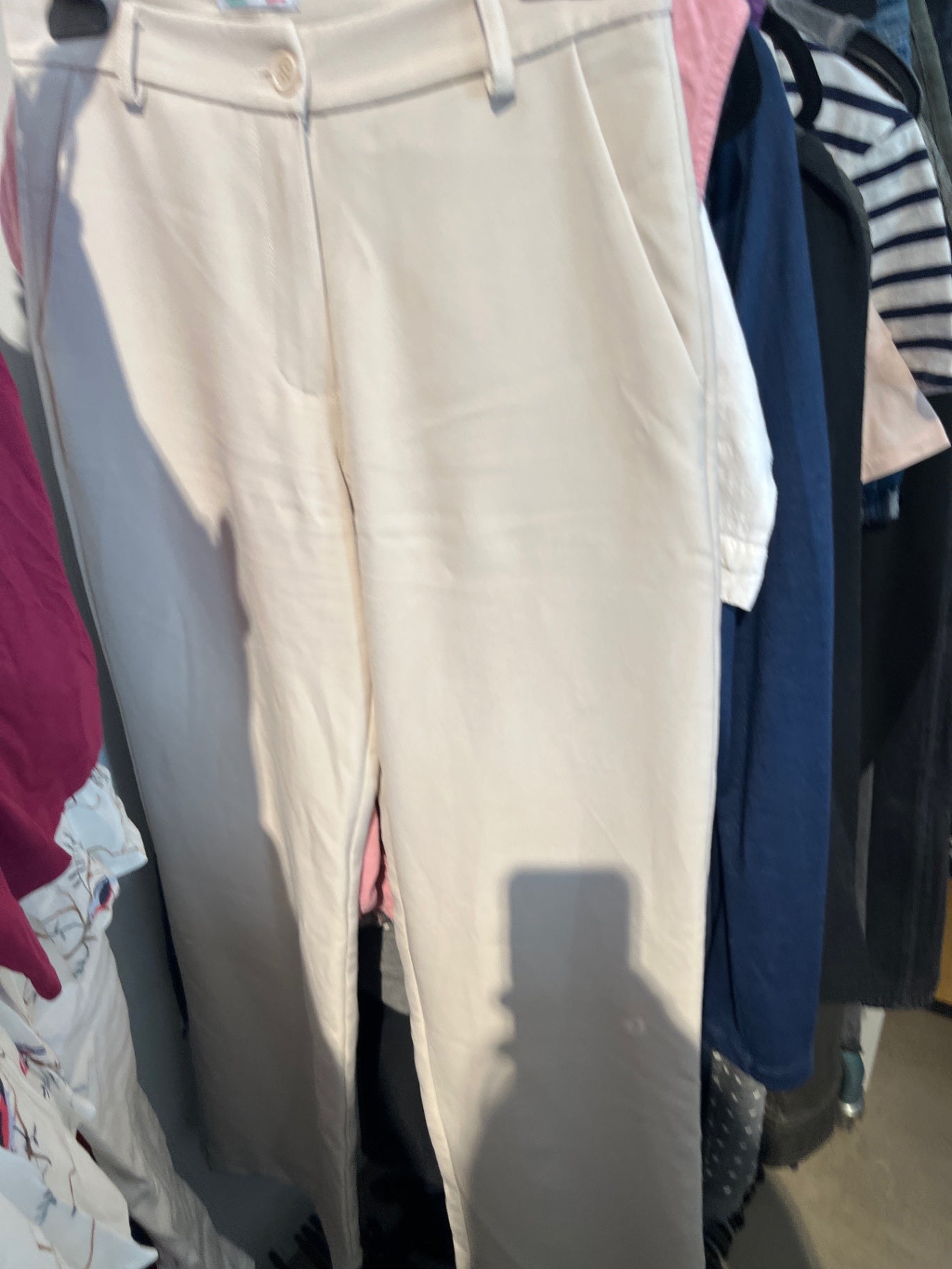 Made in Italy Hose Beige Größe: S
