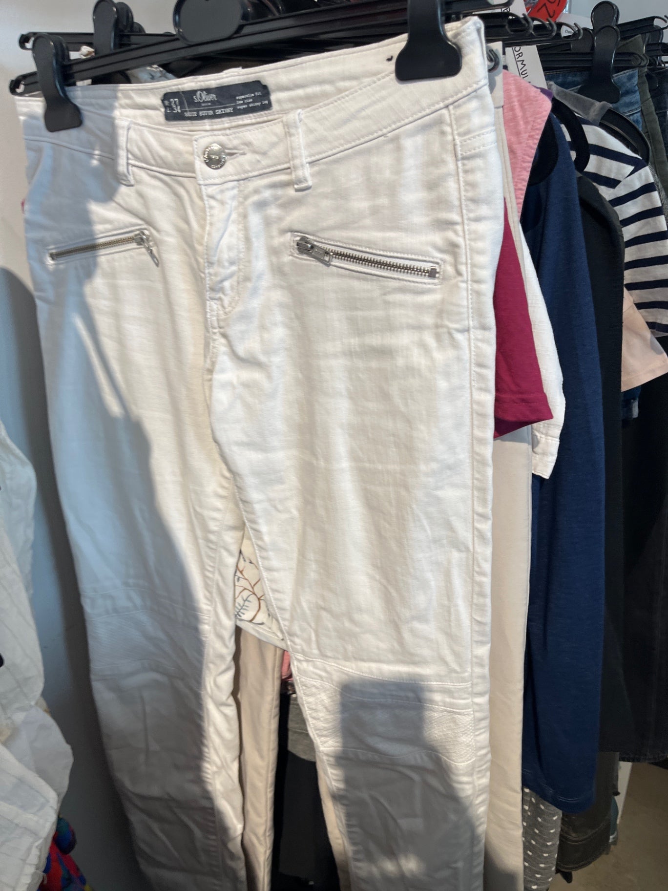 S.Oliver Jeans Weiß Größe: 27/34