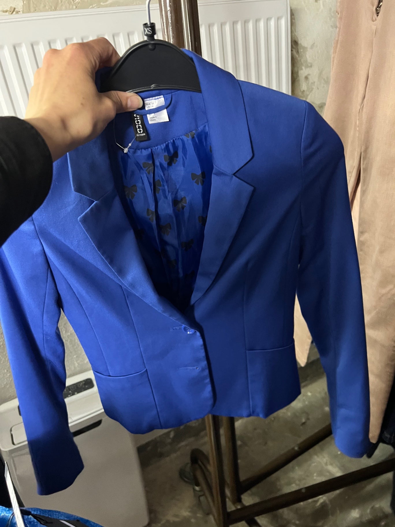 H&M Blazer Blau Größe: XS