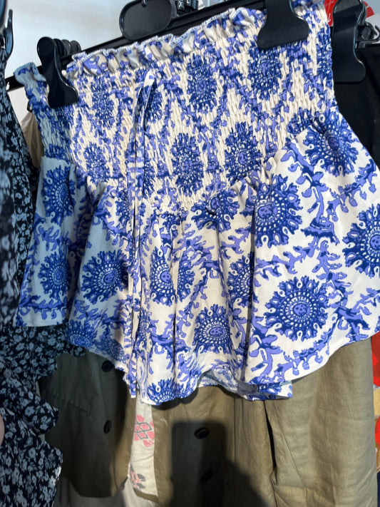 Shorts Blau und Weiß Größe: S