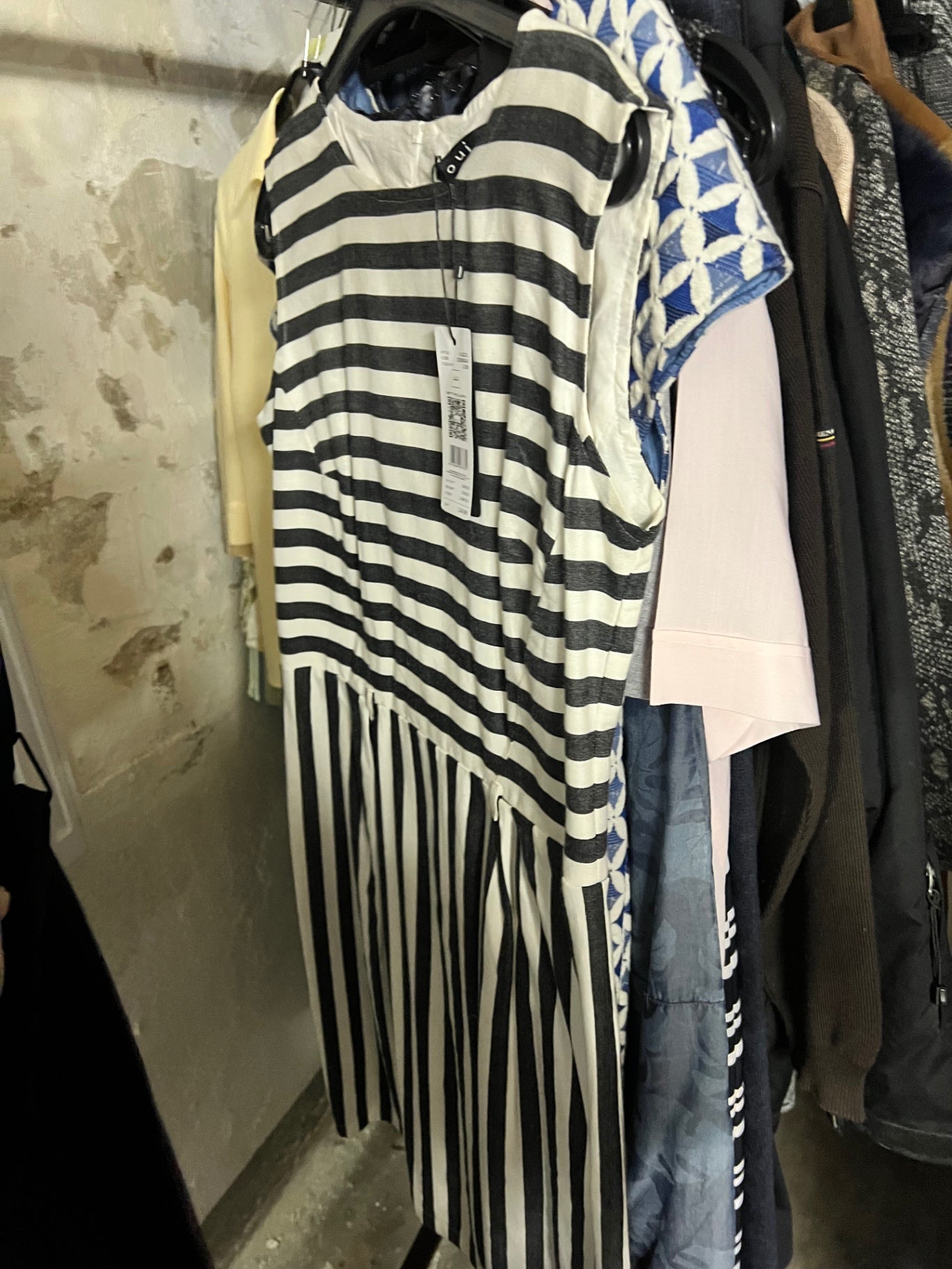 NEU Oui Kleid Schwarz-Weiß Größe: 44