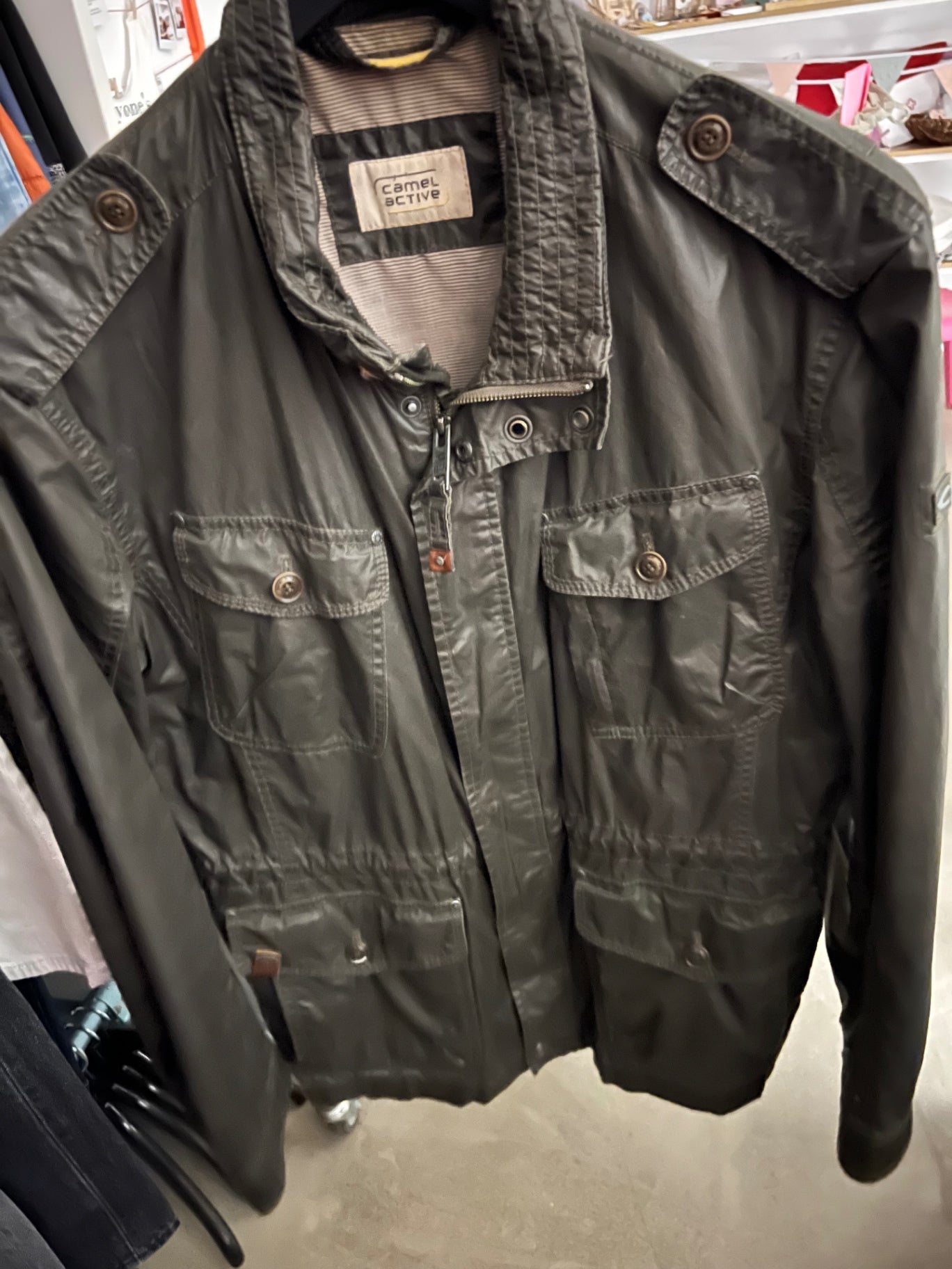 Camel Active Jacke Grau/Grün Gr.: L