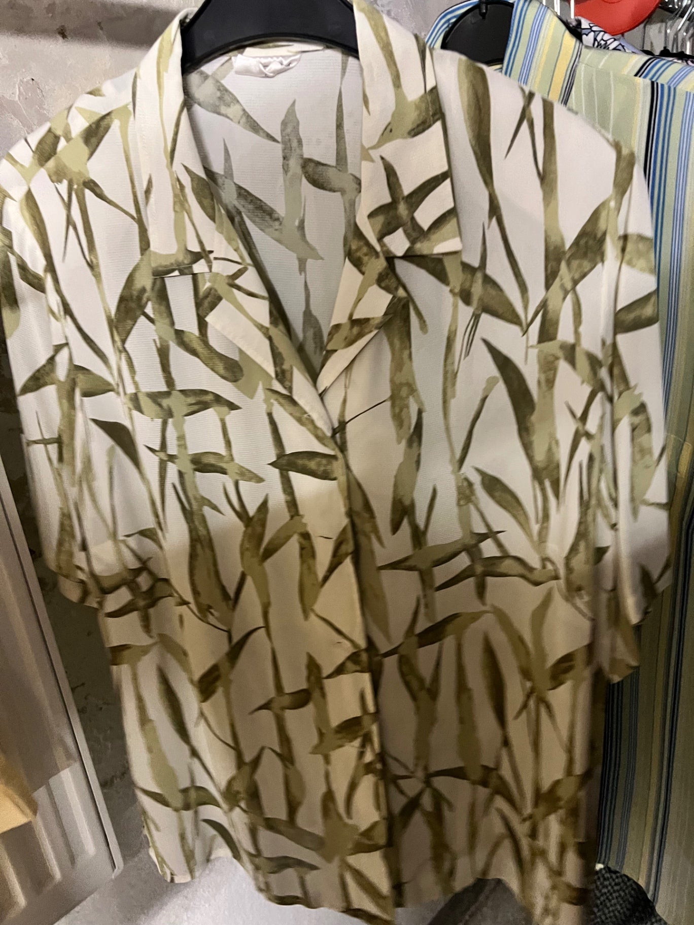 Markwald Vintage Bluse Beige Gr.: 48