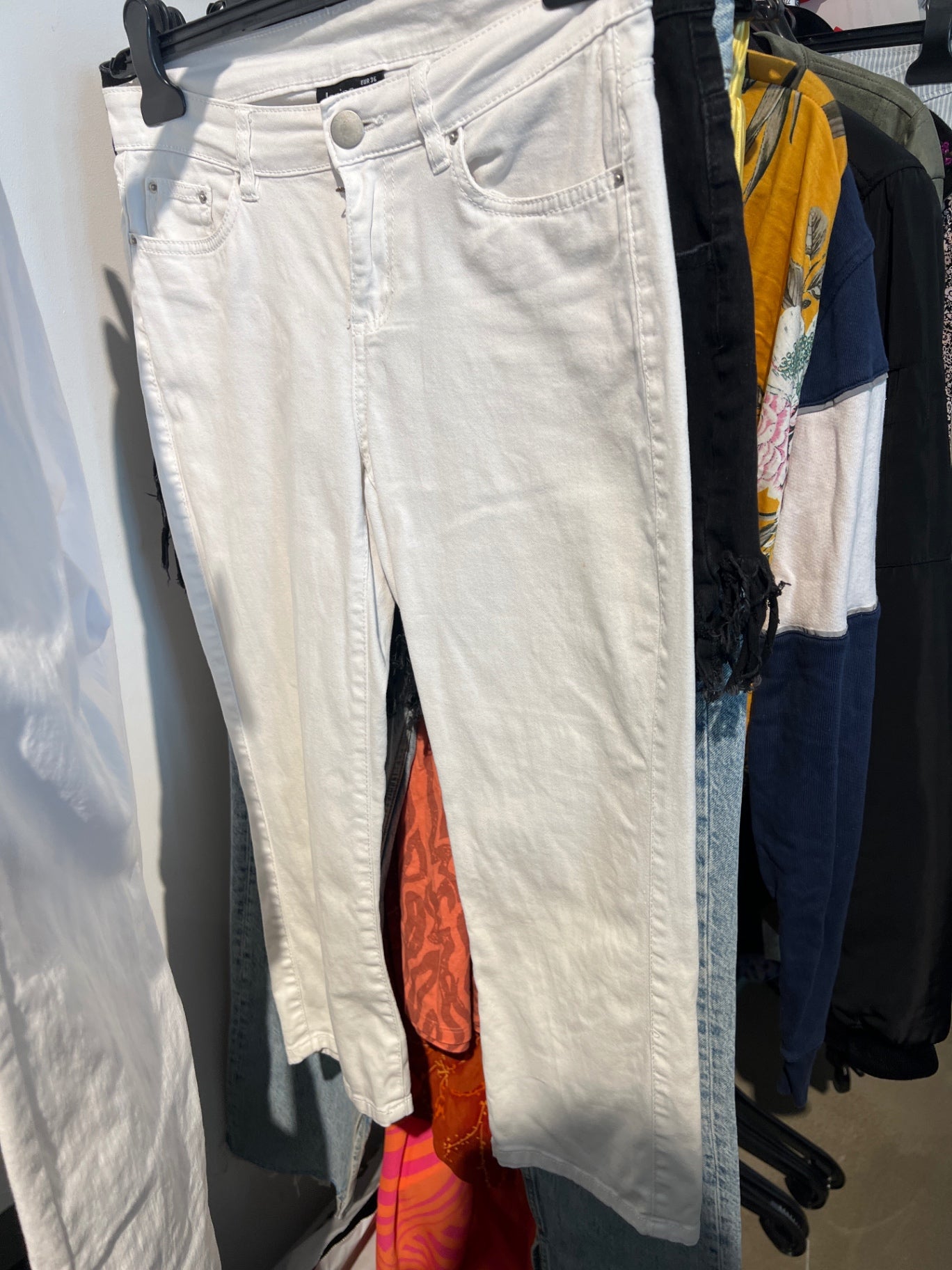 Janina Jeans Weiß Gr.: M