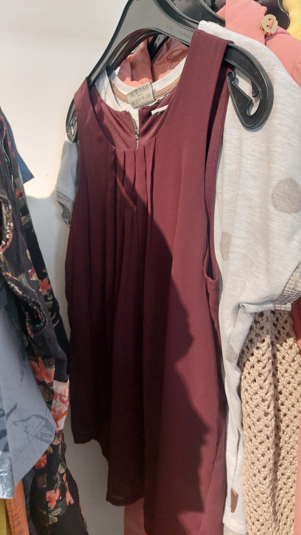 VERO MODA Top Bordeauxrot Gr.: S