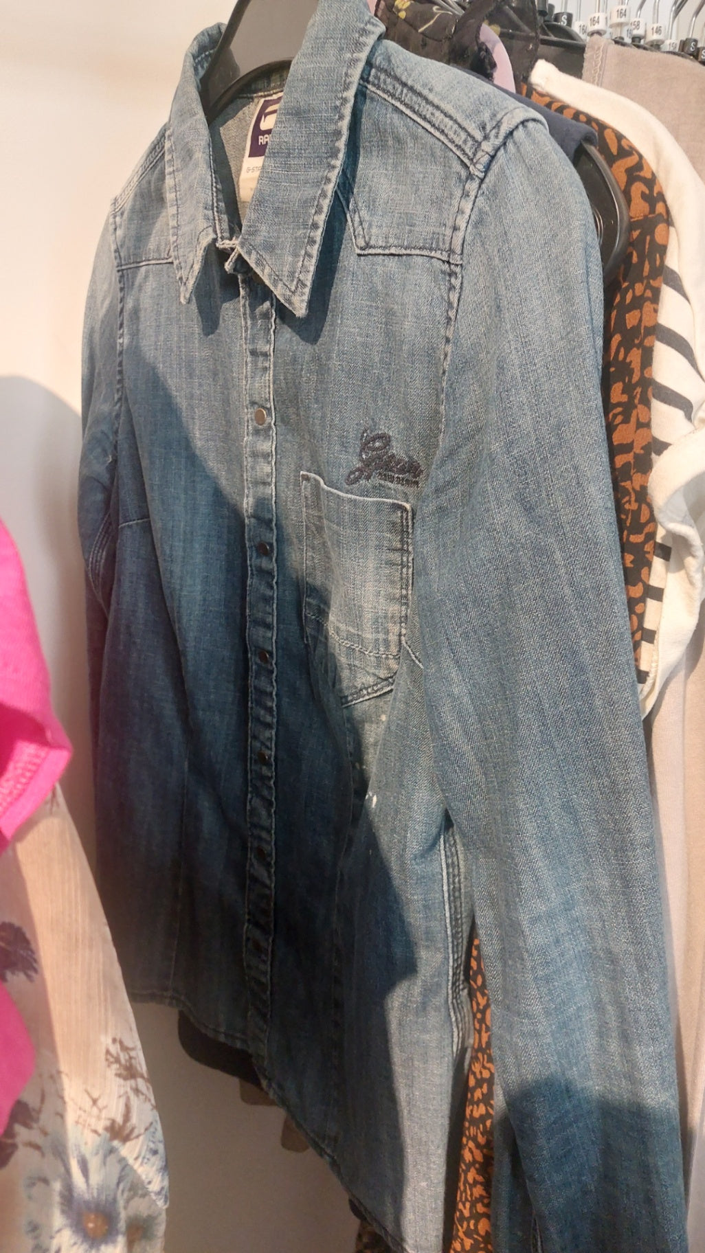 G-Star Jeanshemd Blau Gr.: S