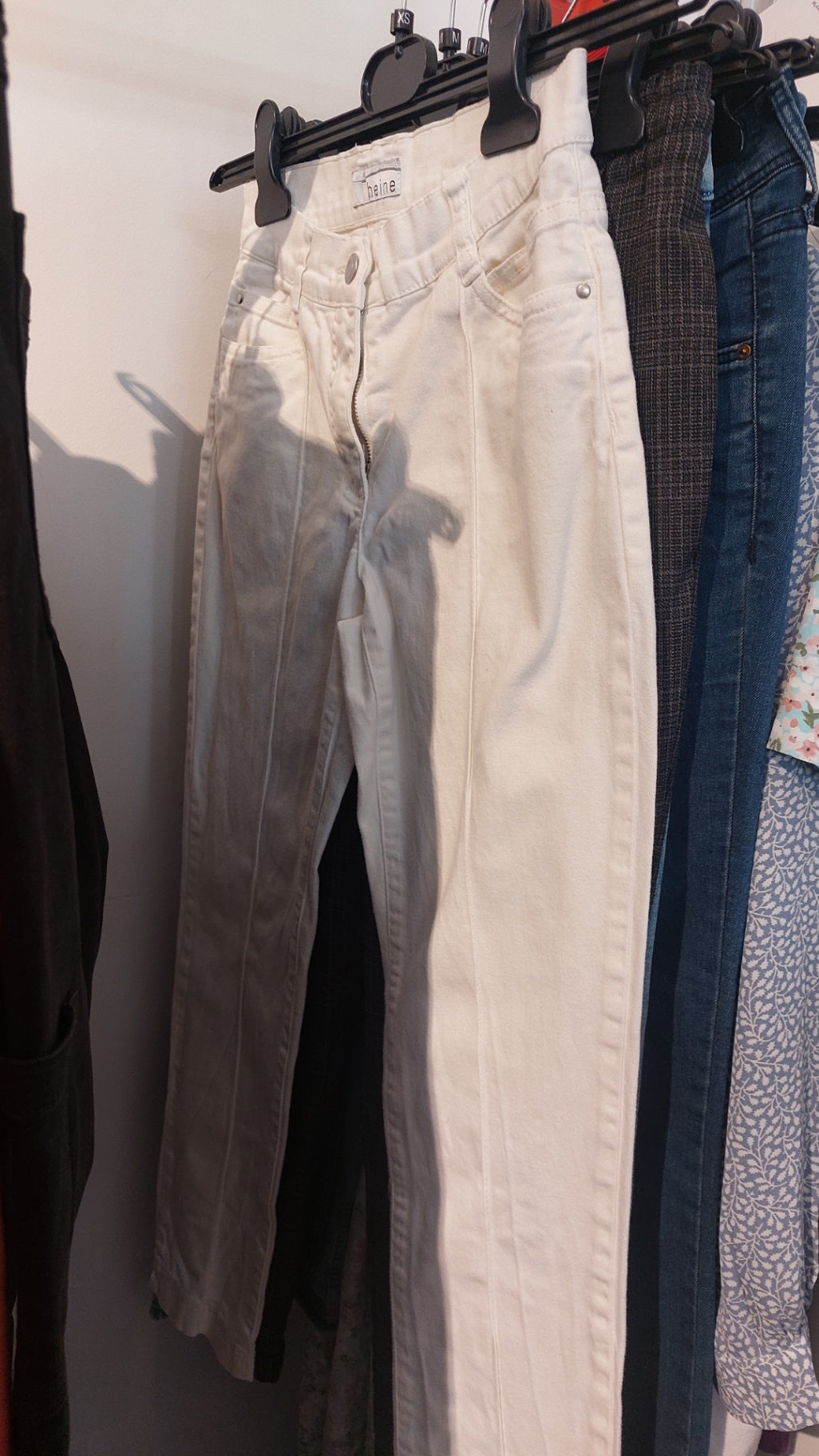 Heine Jeans Beige/Creme Gr.: XS