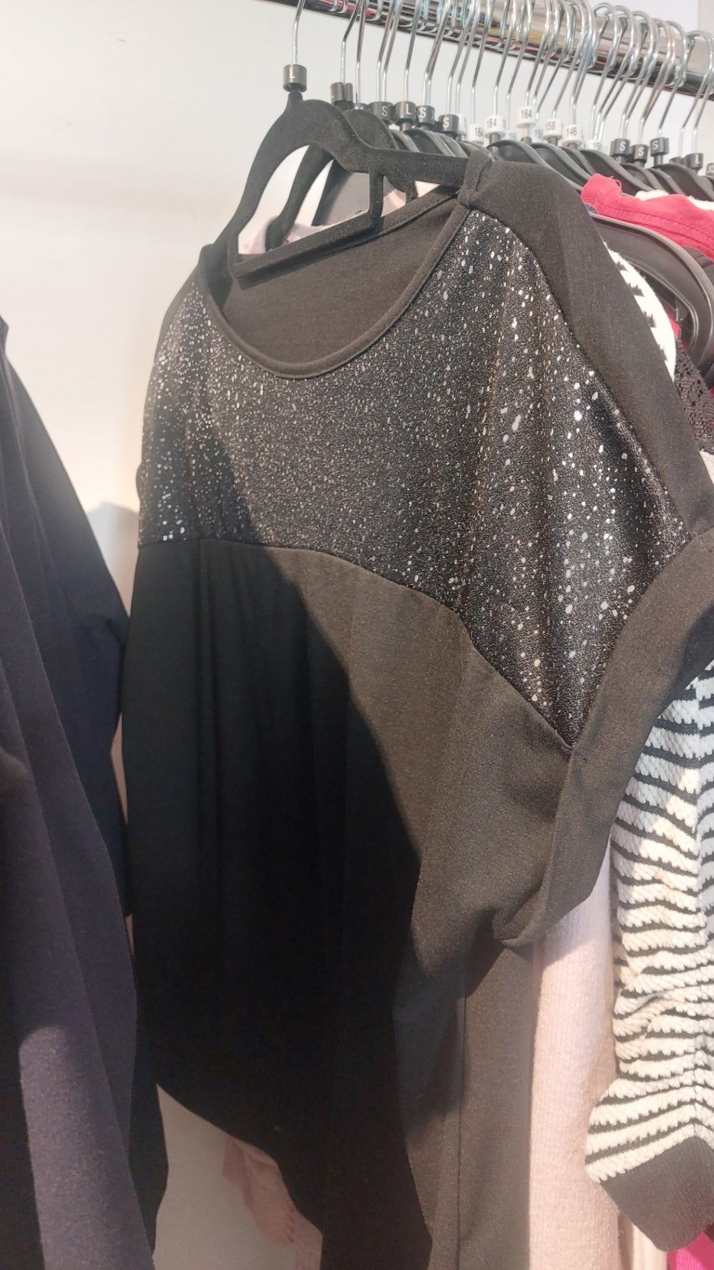 SHEIN T-Shirt Schwarz  Gr.: L