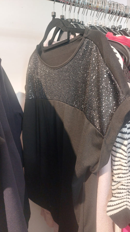 SHEIN T-Shirt Schwarz  Gr.: L