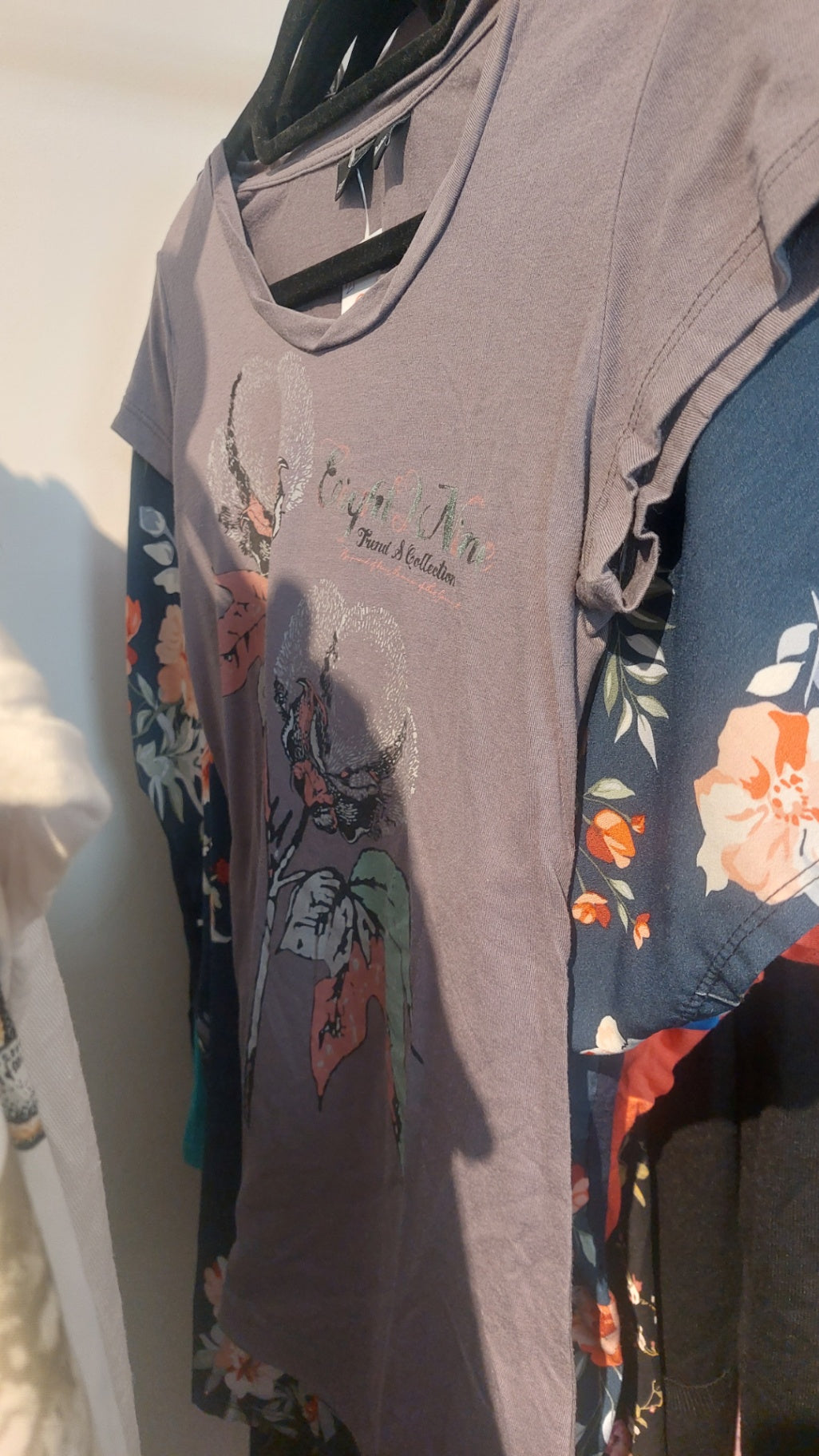 Eight2nine T-Shirt Grau, bunt Gr.: S
