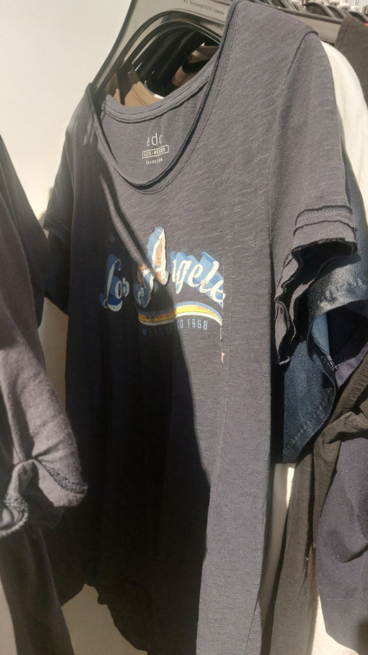 EDC T-Shirt Dunkelblau Gr.: M